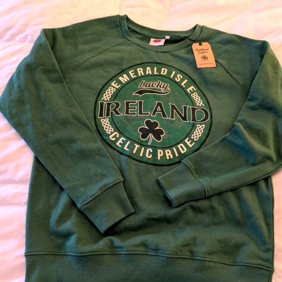 Traditional Craftware Irish Sweater L NWT - Picture 2 of 14